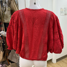 Load image into Gallery viewer, TulaRosa swiss dot eyelet top XXS