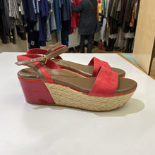Load image into Gallery viewer, Cole Haan patent/suede espadrille platform sandals 6.5