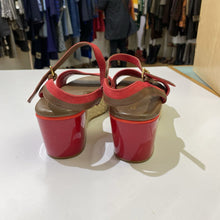 Load image into Gallery viewer, Cole Haan patent/suede espadrille platform sandals 6.5