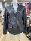 Danier light leather jacket/blazer S (Very Soft)