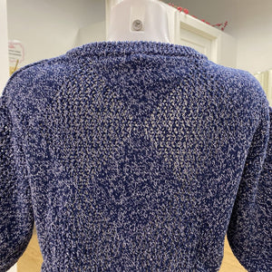 Hudson cropped short sleeve sweater M