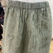 Load image into Gallery viewer, Flax linen maxi skirt M