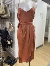 Load image into Gallery viewer, EB Luxe satin dress L