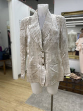 Load image into Gallery viewer, Sonia Ryiel vintage plaid linen blazer
