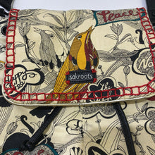 Load image into Gallery viewer, Sakroots pleather/canvas small backpack
