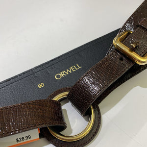 Orwell double buckle belt 90(L)