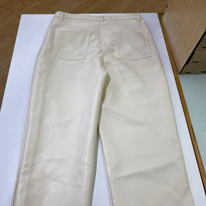 Wilfred Melina High Rise Straight pleather pants NWT 10