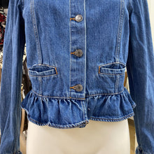 Load image into Gallery viewer, Gap ruffle edge jacket S