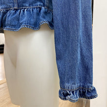 Load image into Gallery viewer, Gap ruffle edge jacket S