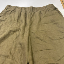 Load image into Gallery viewer, Eileen Fisher linen wide leg pull on pants M