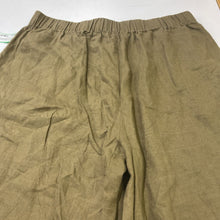 Load image into Gallery viewer, Eileen Fisher linen wide leg pull on pants M