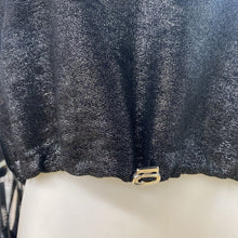 Load image into Gallery viewer, Pilcro metallic hooded top S