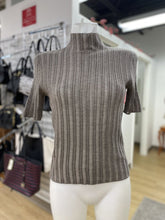 Load image into Gallery viewer, Zara open knit wool blend top S