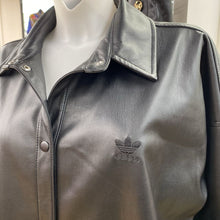 Load image into Gallery viewer, Adidas pleather jacket L
