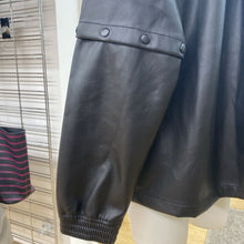 Load image into Gallery viewer, Adidas pleather jacket L