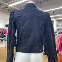 Load image into Gallery viewer, Gap puff sleeve denim jacket NWT S