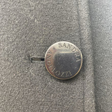 Load image into Gallery viewer, Sandra Angelozzi fur trim wool coat 40