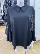 Load image into Gallery viewer, Athena Marie mesh sleeves top XL