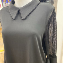 Load image into Gallery viewer, Athena Marie mesh sleeves top XL