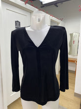 Load image into Gallery viewer, Bailey44 velour deep v neck top M