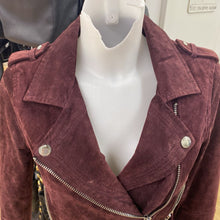 Load image into Gallery viewer, BLANKNYC suede moto jacket XS