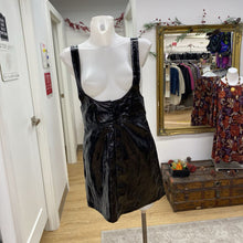Load image into Gallery viewer, Bershka patent pleather dress M