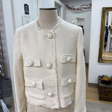 Load image into Gallery viewer, Mango Tweed Blazer L