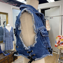 Load image into Gallery viewer, Parasuco vintage denim vest M