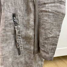 Load image into Gallery viewer, Sandwich open linen light coat 44