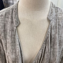 Load image into Gallery viewer, Sandwich open linen light coat 44