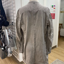 Load image into Gallery viewer, Sandwich open linen light coat 44