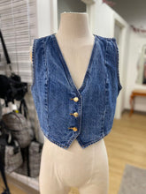 Load image into Gallery viewer, Zara denim vest NWT L