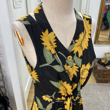 Load image into Gallery viewer, Forster 90's era sunflower dress NWT M