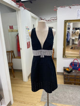 Load image into Gallery viewer, Jennifer Glasgow eyelet/striped dress L