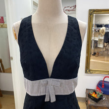 Load image into Gallery viewer, Jennifer Glasgow eyelet/striped dress L