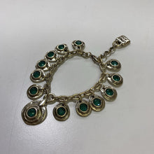 Load image into Gallery viewer, Uno de 50 multi blue stone charms bracelet