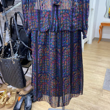 Load image into Gallery viewer, Made in Korea vintage silk top/skirt set 14