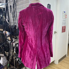 Load image into Gallery viewer, Nasty Gal crushed velvet blazer 2