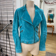 Load image into Gallery viewer, Danier suede moto jacket XXS