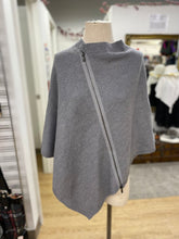 Load image into Gallery viewer, Lululemon asymmetrical zipper merino wool shawl O/S