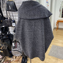 Load image into Gallery viewer, Red Coral wool/blend cape O/S