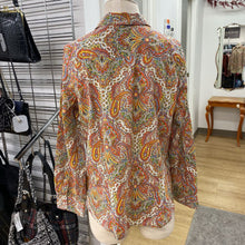 Load image into Gallery viewer, Talbots paisley top 14