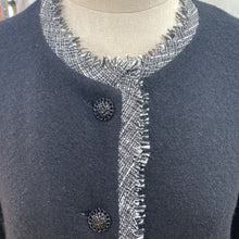 Load image into Gallery viewer, Karl Lagerfeld wool/blend long cardi S