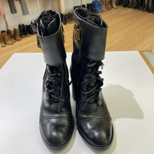 Load image into Gallery viewer, Tory Burch Donna lace up combat boots 7