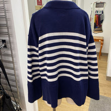 Load image into Gallery viewer, Gap striped cotton sweater L