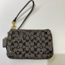 Load image into Gallery viewer, Coach sequin logo wristlet