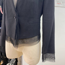 Load image into Gallery viewer, BCBG Max Azria mesh detail blazer L