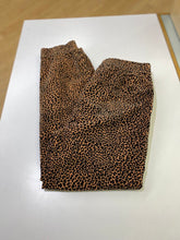 Load image into Gallery viewer, Anthropologie leopard print Velour pants XS