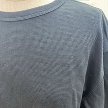 Load image into Gallery viewer, Sunday Best cropped waffle top L