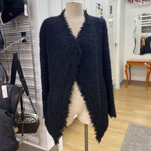Load image into Gallery viewer, IRO mohair/wool/blend open cardi 38